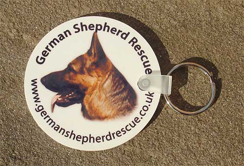 german shepherd keyring