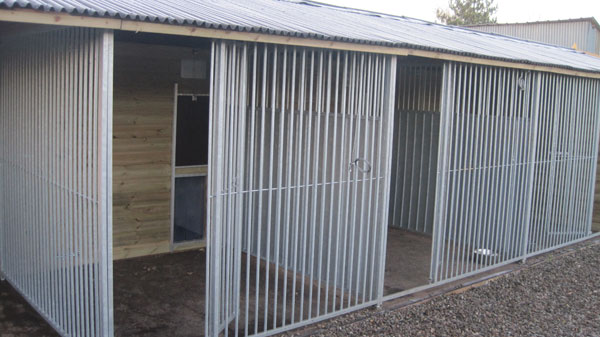 new gsdr kennels with hatches