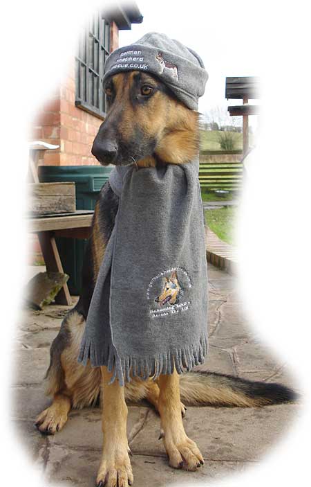 ted wearing his hat and a scarf