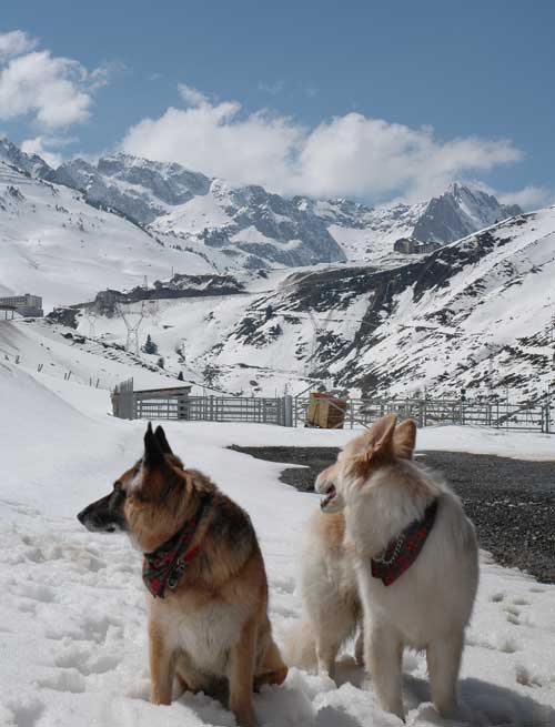 Holly and Yannou in the Pyrenees