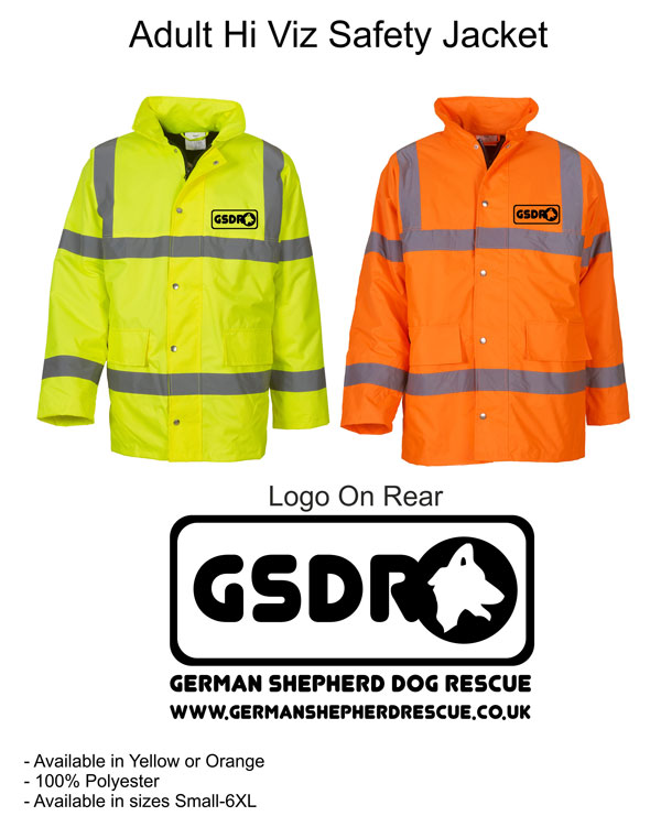 gsdr high visibility waterproof jacket