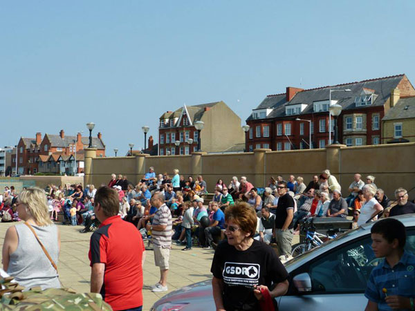 sunny day at Rhyl Prom on the Prom August 2013