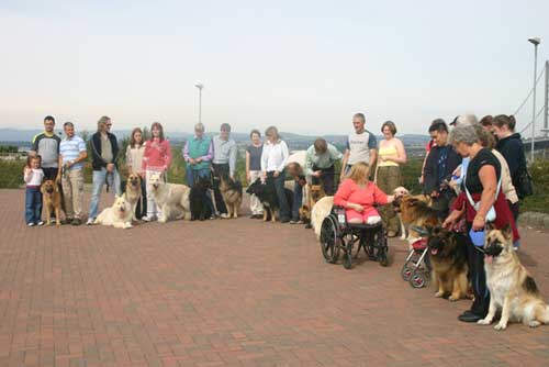 gathered at the forth road bridge