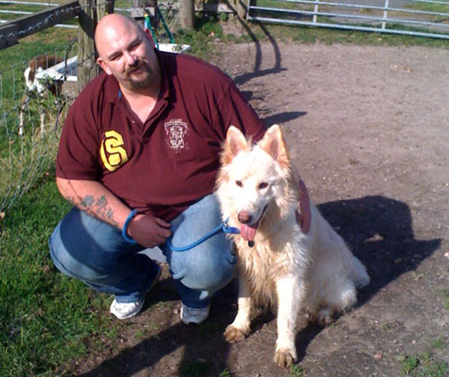 jake with our volunter Gary