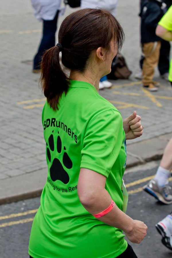 gsdr relay runner in leeds half marathon