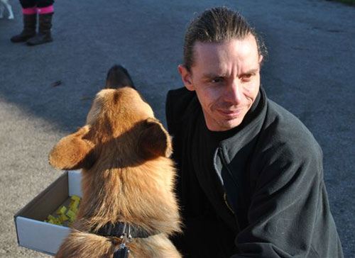 mark and his gsd scooby
