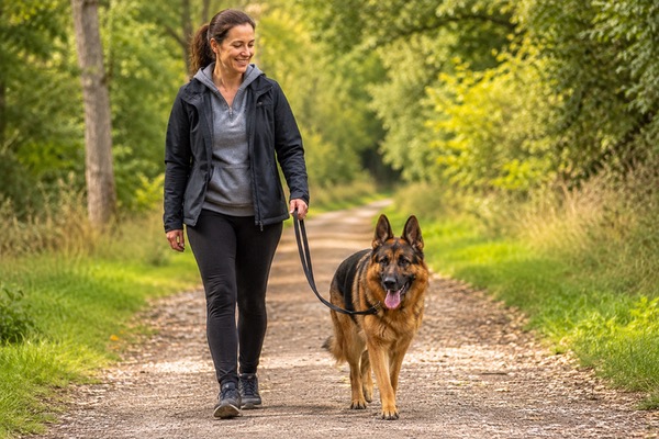 The NHS walking challenge and rescue dogs