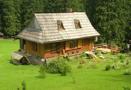 beautfiul log cabin