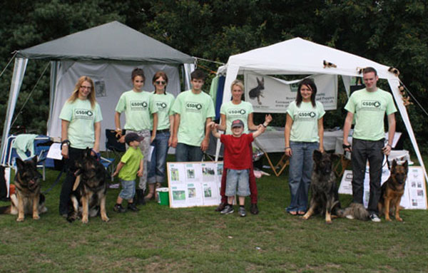 team gsdr for a photocall at suffolk police family day